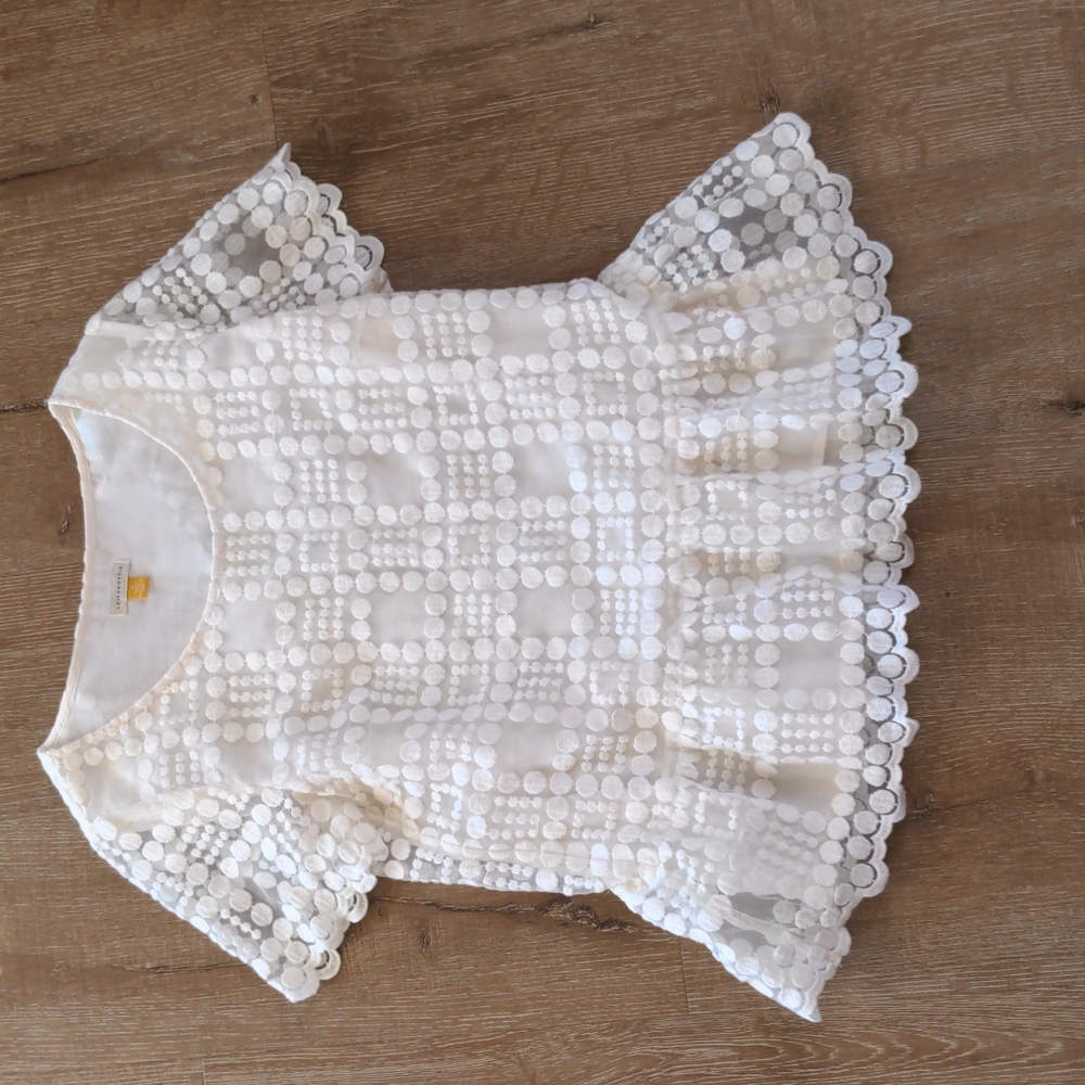 Anthropologie peplum top